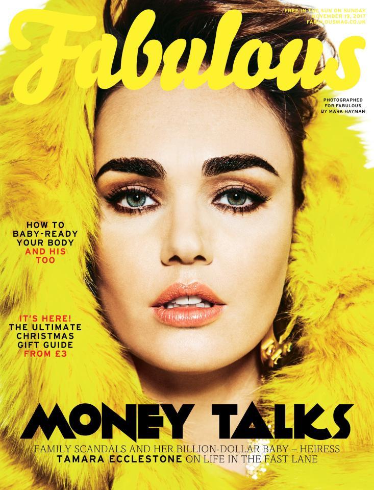 UK Fabulous Magazine November 2017 Tamara Ecclestone Selena Gomez Justin Bieber