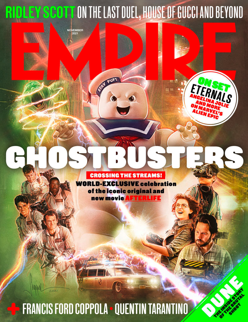 UK Empire Magazine November 2021: GHOSTBUSTERS Afterlife Richard Madden Timothee Chalamet