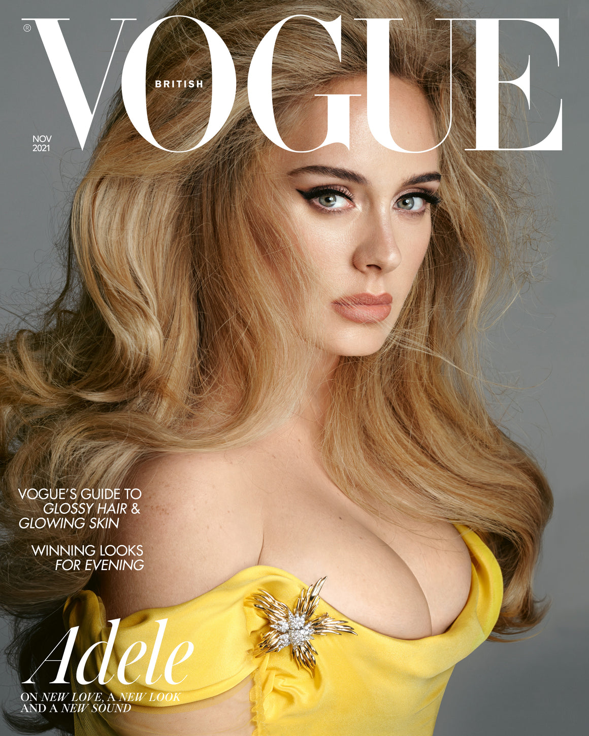 British Vogue Magazine November 2021: ADELE COVER