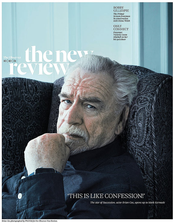 Brian Cox Succession cover UK Observer Review October 2021 Bobby Gillespie