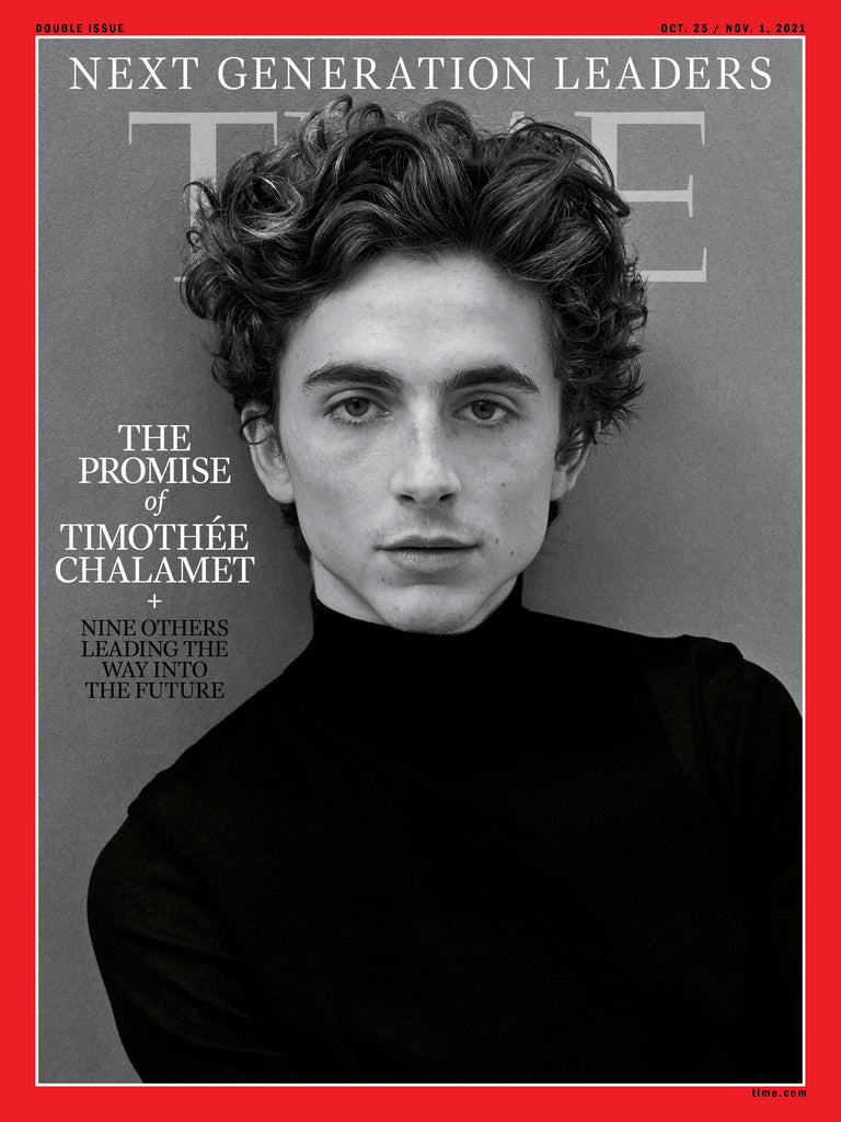 TIME MAGAZINE OCT 25 2021 TIMOTHEE CHALAMET COVER FEATURE
