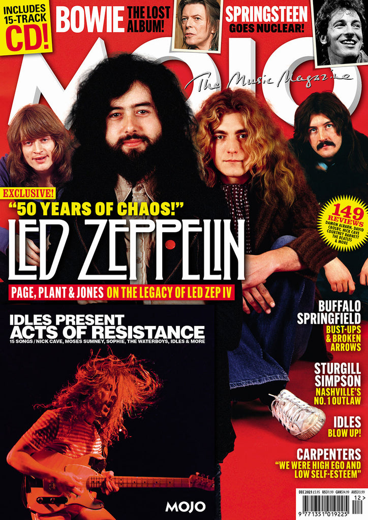 Mojo 337 December 2021 Led Zeppelin Robert Plant Jimmy Page David Bowie