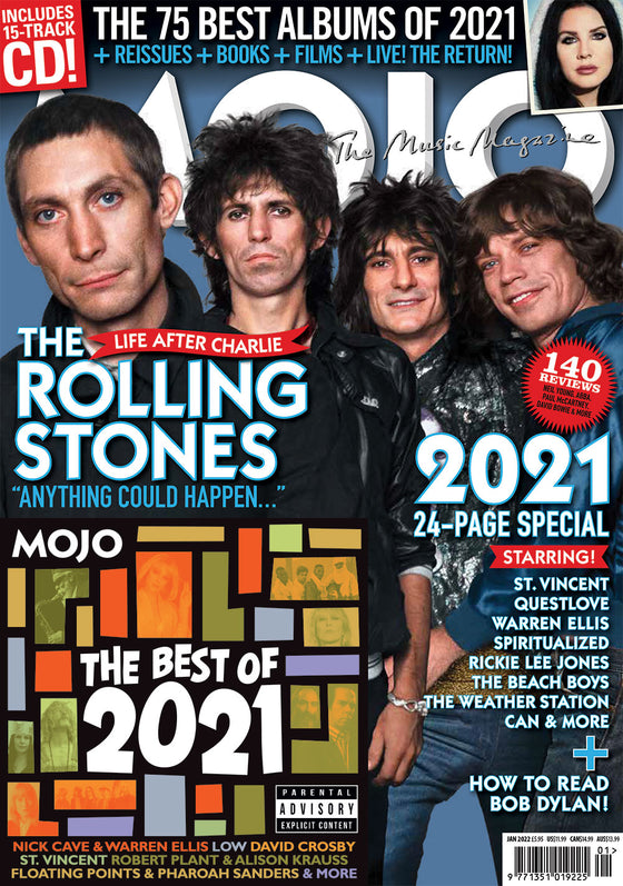 MOJO 338 – January 2022: The Rolling Stones / Charlie Watts St Vincent