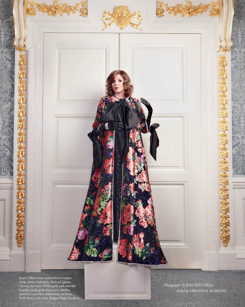 JOAN COLLINS HARPER'S BAZAAR (UK) DECEMBER 2021