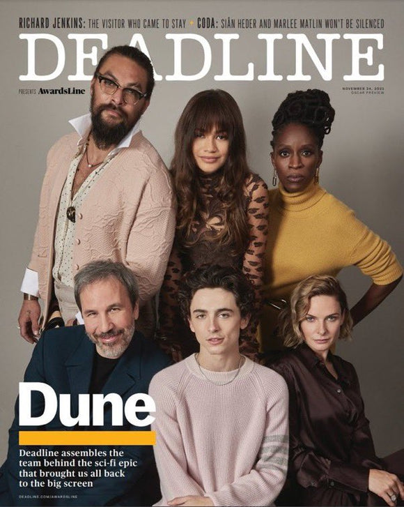 DeadLine Magazine November 2021 Dune Timothee Chalamet