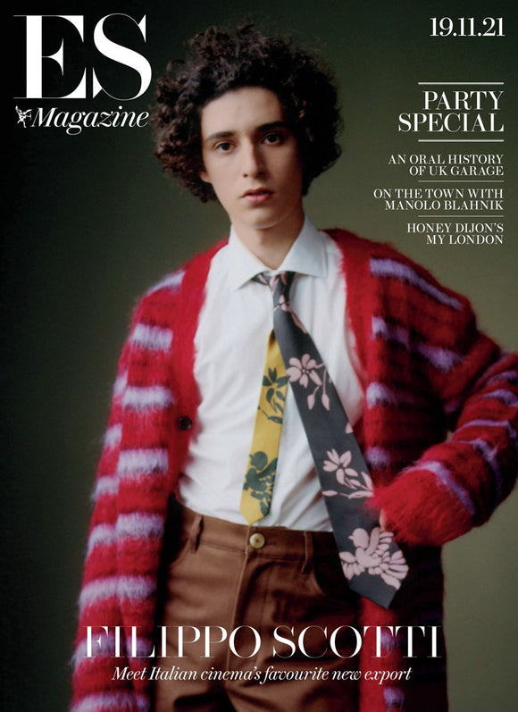 London ES Magazine November 2021: Filippo Scotti Maradonna Cover