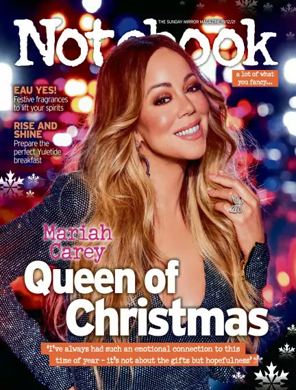 MARIAH CAREY UK Notebook Magazine December 2021