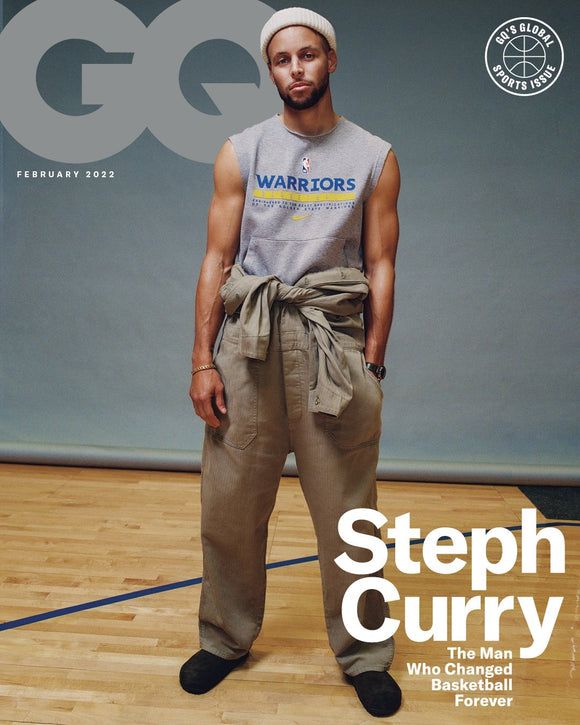 BRITISH GQ Magazine February 2022 STEPH CURRY Stephen
