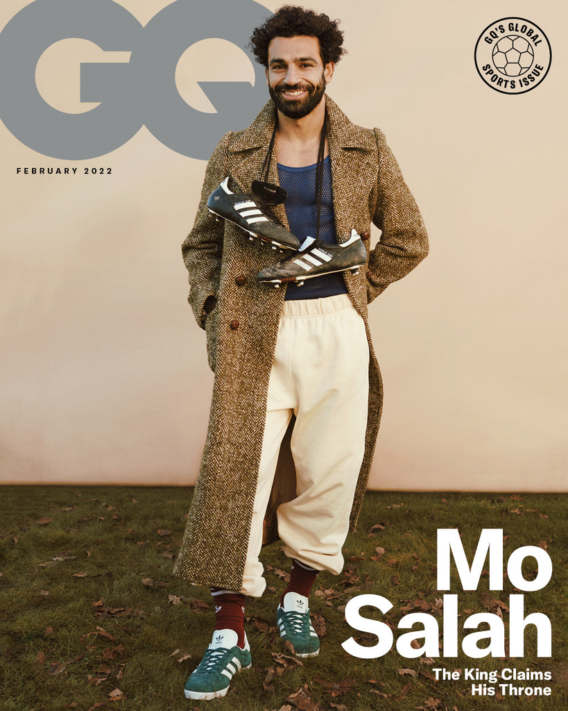 BRITISH GQ Magazine February 2022 Mo Mohammed Salah Liverpool FC