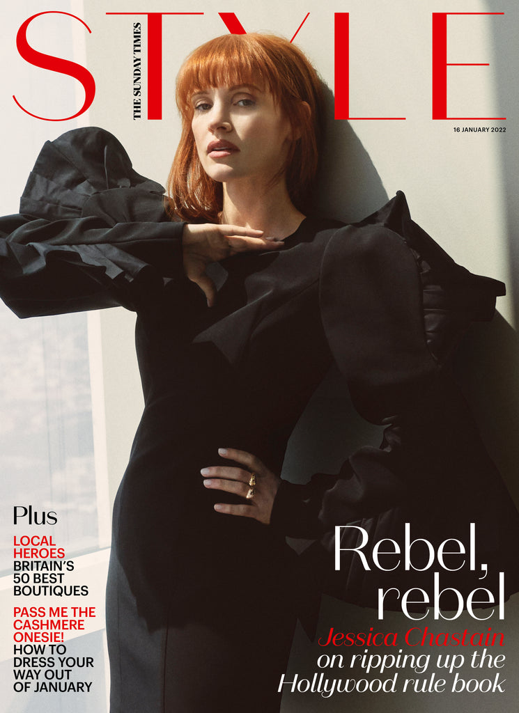 UK STYLE Magazine Jan 2022: JESSICA CHASTAIN COVER FEATURE