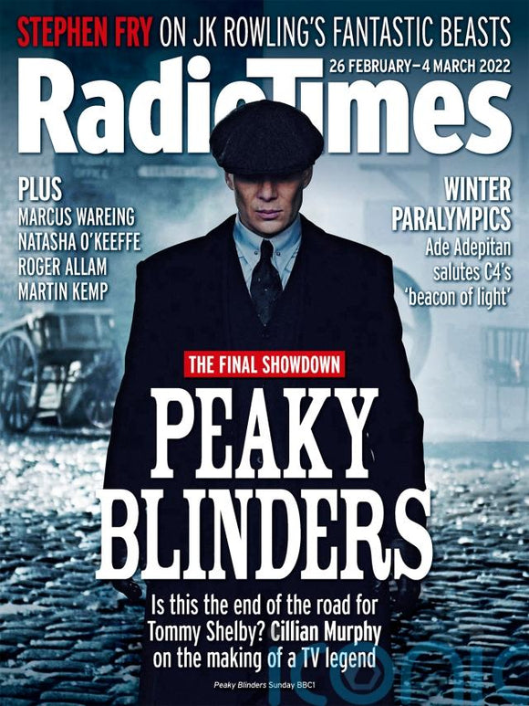 RADIO TIMES Mag 26/02/2022 CILLIAN MURPHY Peaky Blinders The Final Series