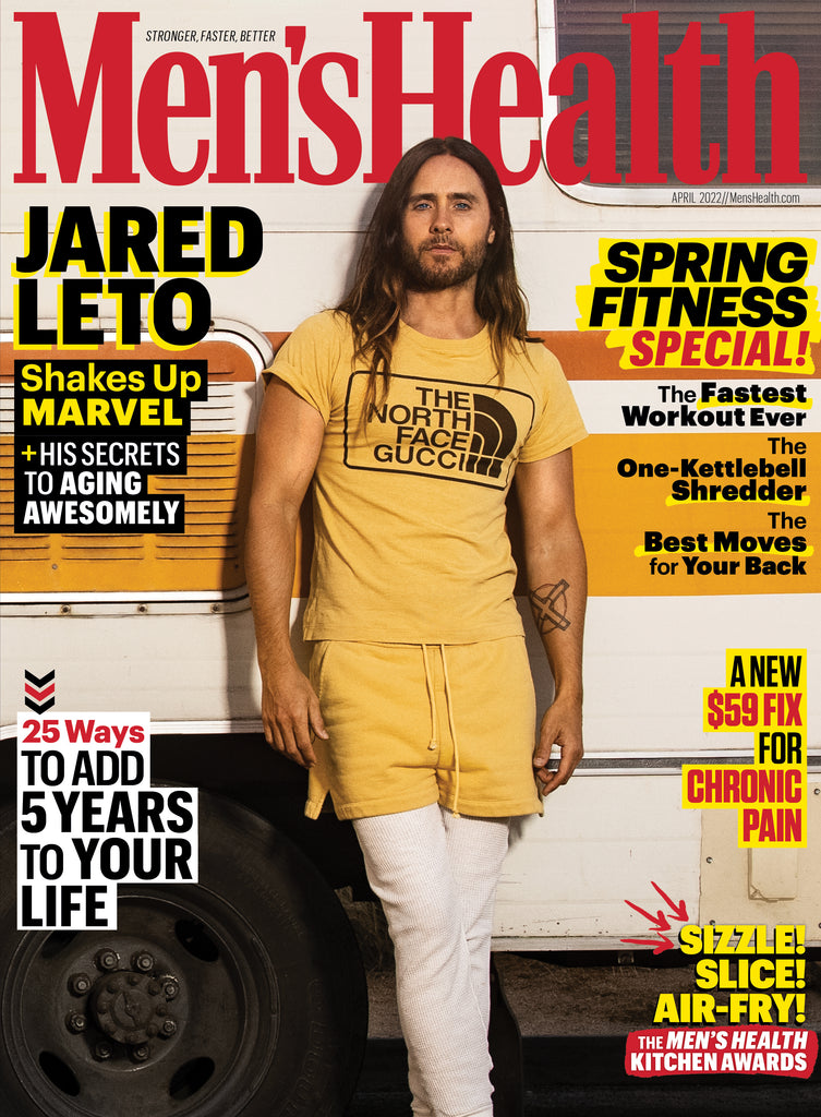 US MEN’S HEALTH MAGAZINE APRIL 2022 JARED LETO