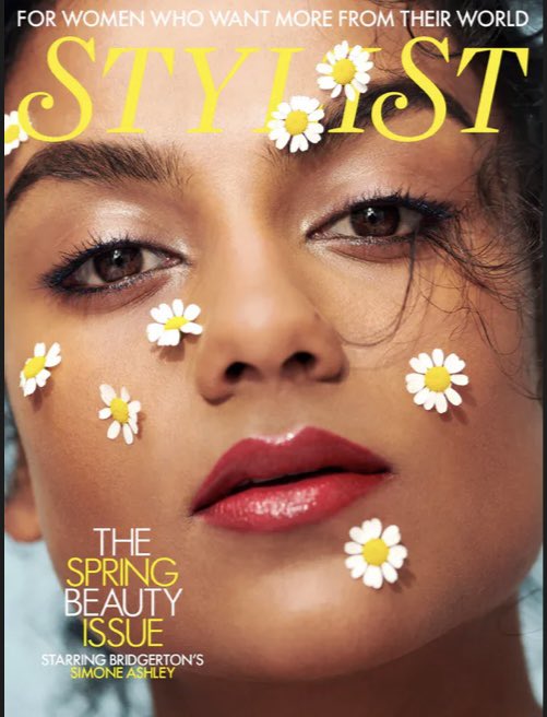 STYLIST Magazine April 2022: SIMONE ASHLEY COVER FEATURE Bridgerton