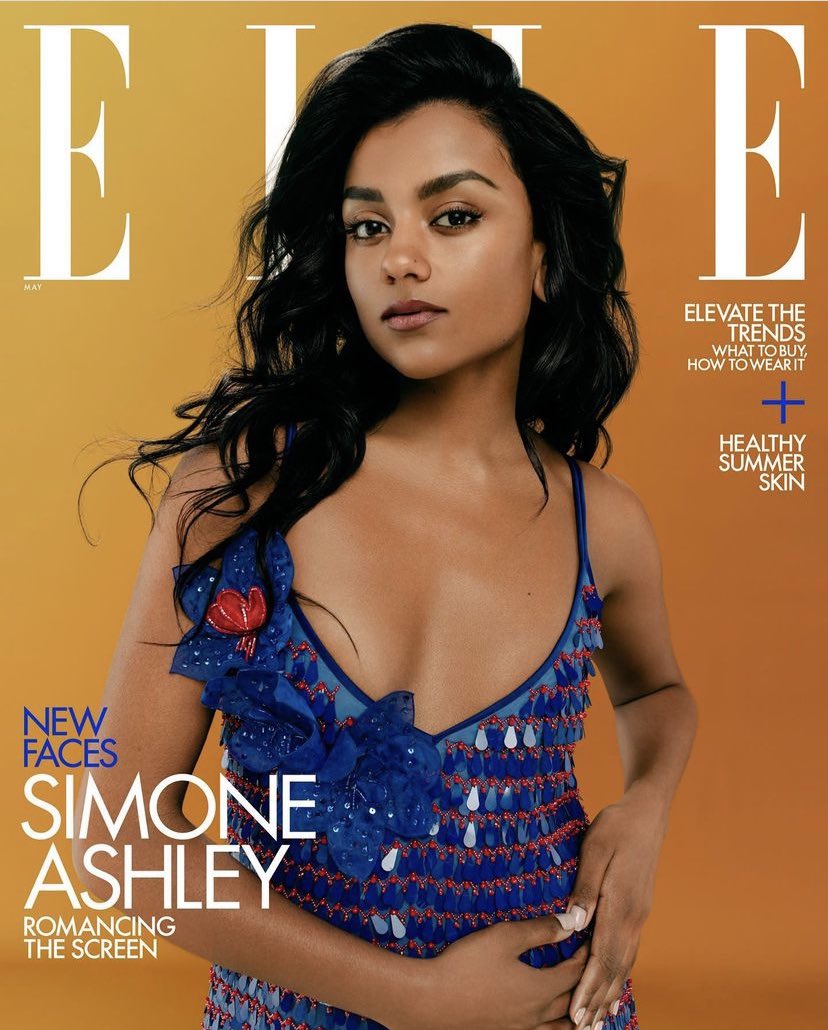 US Elle Magazine May 2022 SIMONE ASHLEY Bridgerton (In Stock)