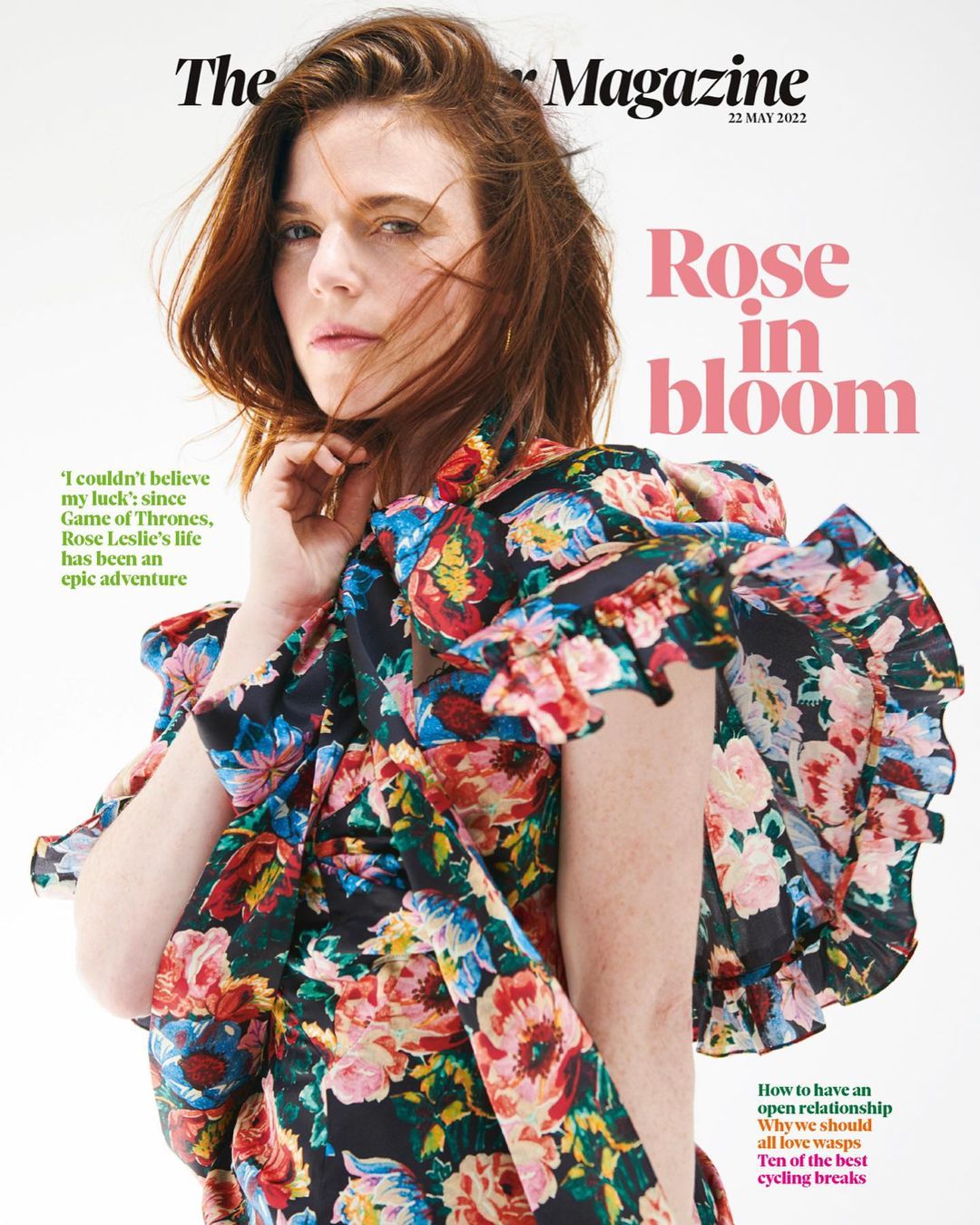 Rose Leslie Game Of Thrones world exclusive OBSERVER MAGAZINE 22/05/2022