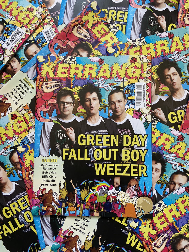Kerrang! magazine June 2022 Green Day Fall Out Boy Weezer My Chemical Romance