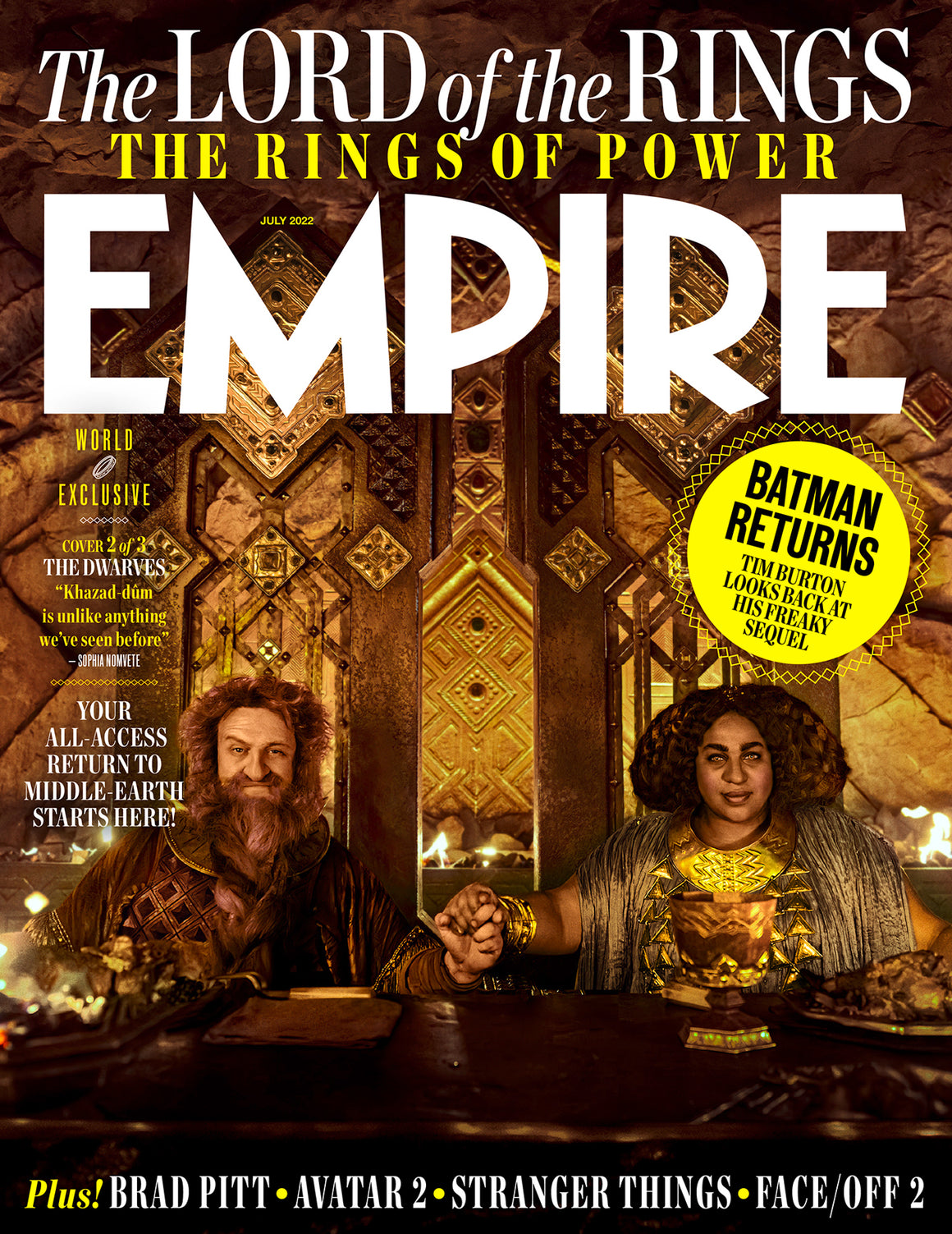 UK Empire Magazine July 2022 Lord Of The Rings - The Rings Of Power - The Dwarves