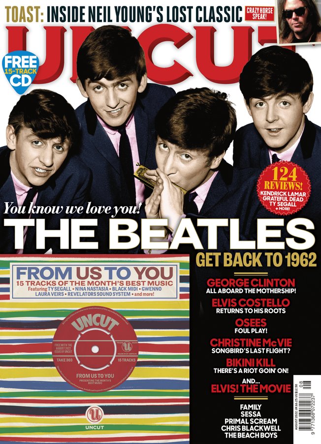 UNCUT Magazine August 2022 + CD - The Beatles Paul McCartney Elvis Costello
