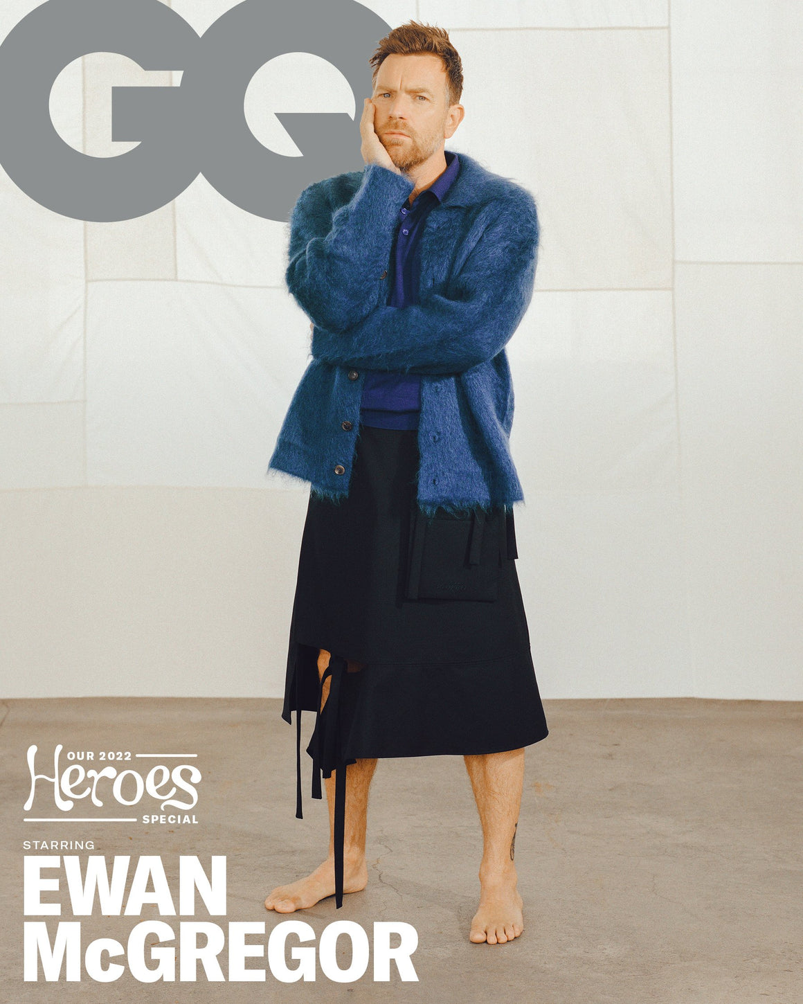 GQ Magazine (UK) - July 2022 EWAN MCGREGOR COVER FEATURE Obi-Wan Kenobi