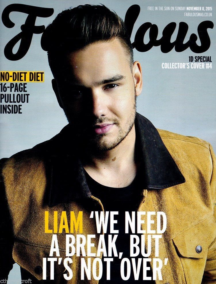 Fabulous Magazine November 8 2015 Liam Payne One Direction World Exclusive