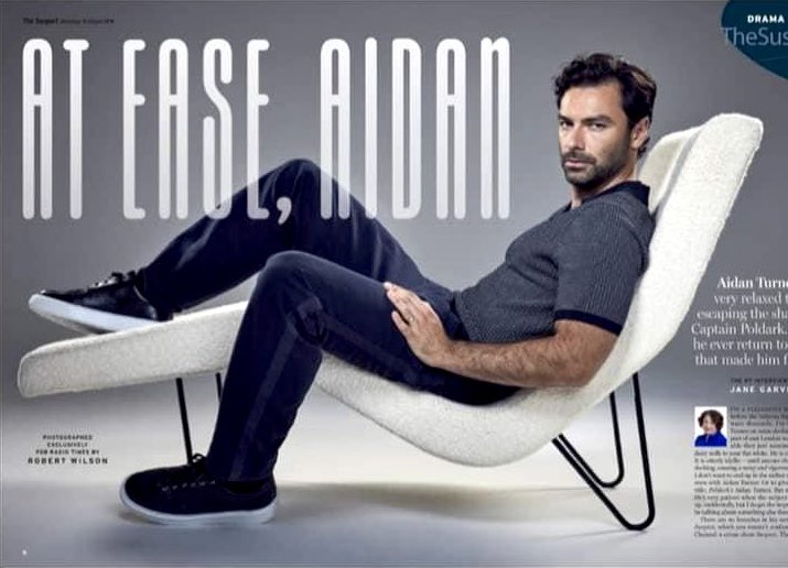 RADIO TIMES Magazine 27/08/2022 Aidan Turner Interview