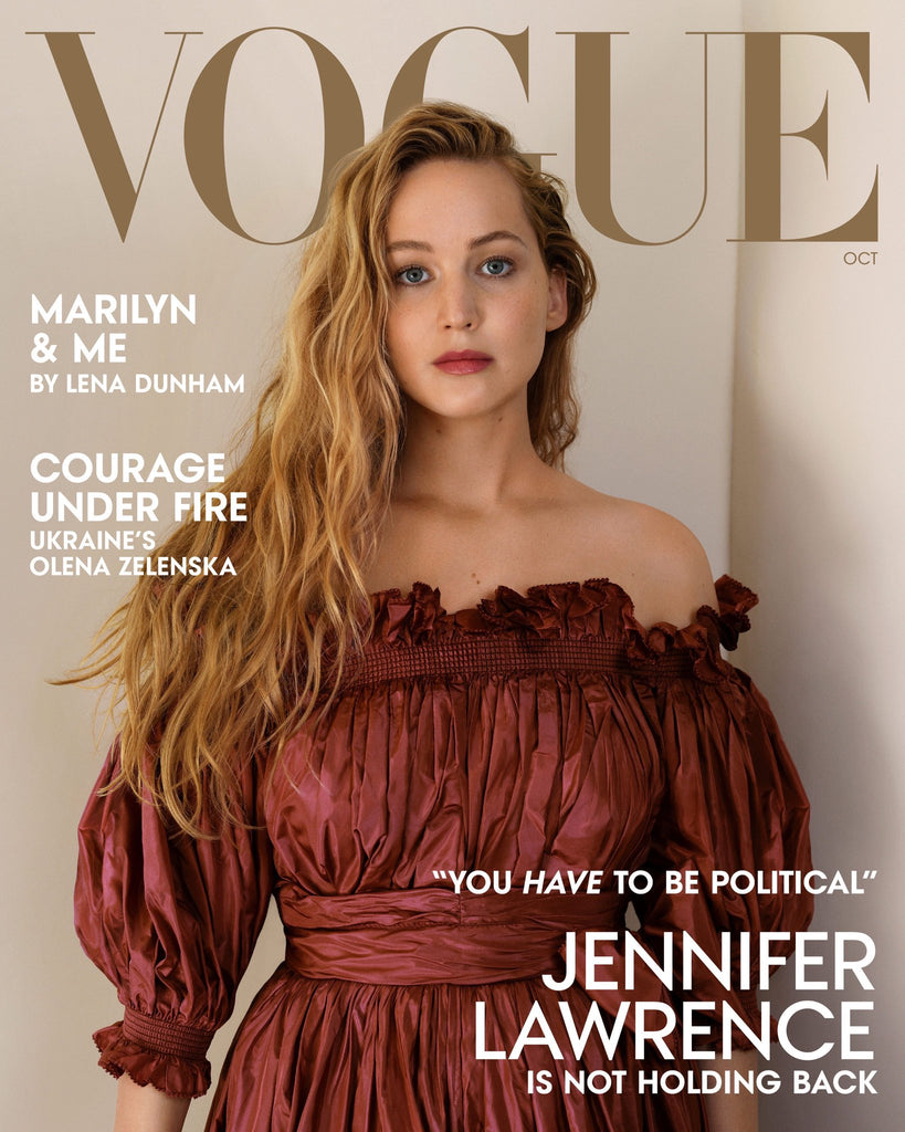 US Vogue Magazine October 2022 Jennifer Lawrence Olena Zelenska