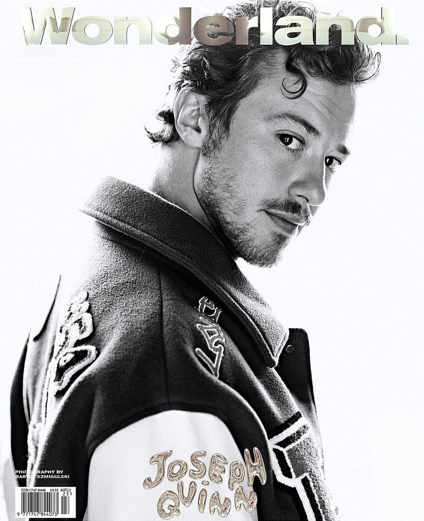 Joseph Quinn - Eddie Munson cover Wonderland Autumn/Fall 2022