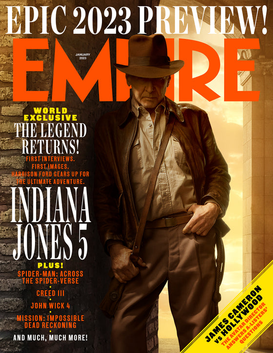 Empire Magazine Jan 2023 INDIANA JONES 5 COVER FEATURE Harrison Ford John Wick 4