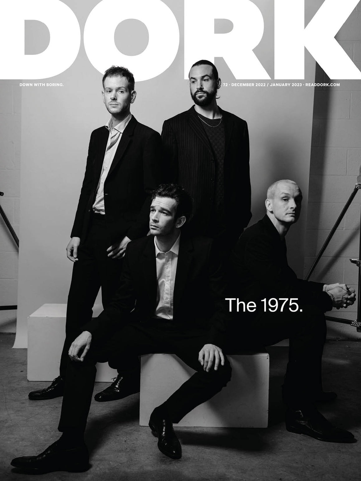 Dork Magazine December 2022 Matty Healy The 1975 - Band Cover