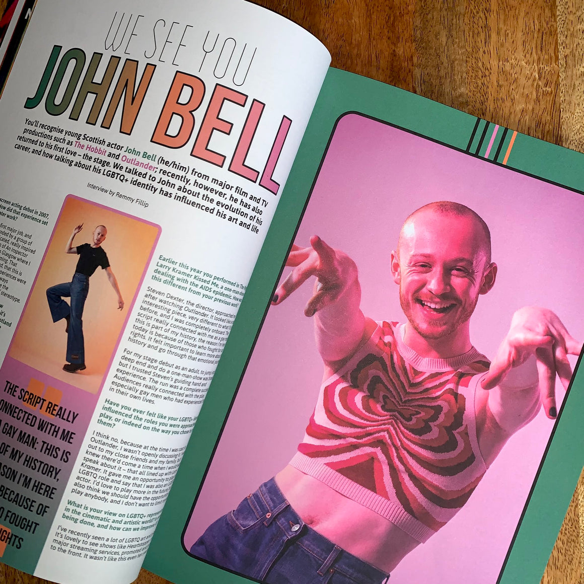 SOMEWHERE FOR US Magazine #9 John Bell Outlander