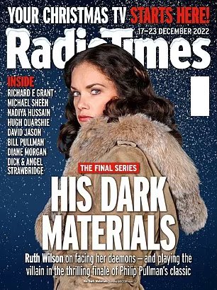 RADIO TIMES Magazine 17/12/2022 RUTH WILSON His Dark Materials Michael Sheen