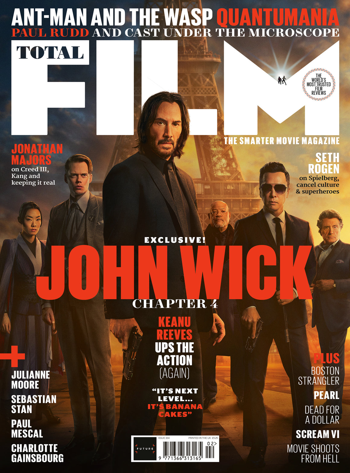 TOTAL FILM Magazine #334 JOHN WICK CHAPTER 4 WORLD EXCLUSIVE Keanu Reeves