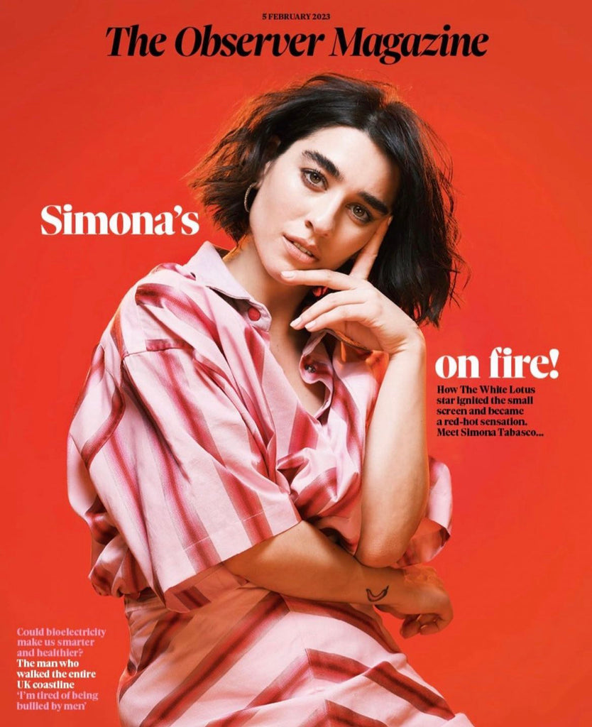 UK OBSERVER Magazine Feb 2023: SIMONA TABASCO The White Lotus