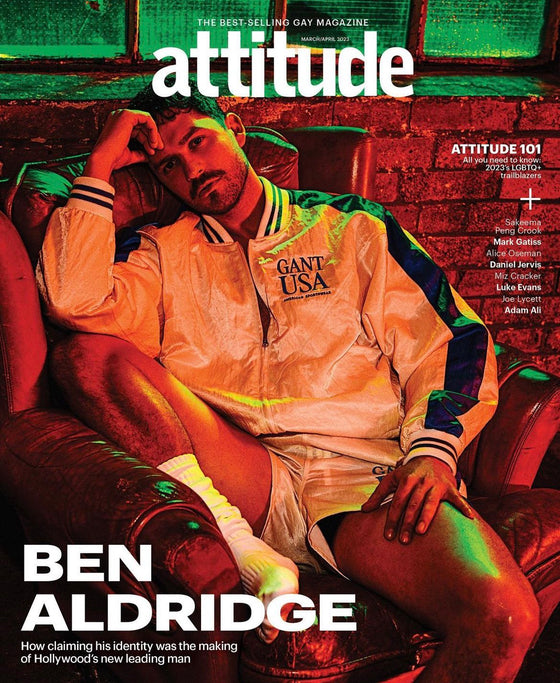Attitude magazine March/April 2023 Ben Aldridge Luke Evans Mark Gatiss Adam Ali