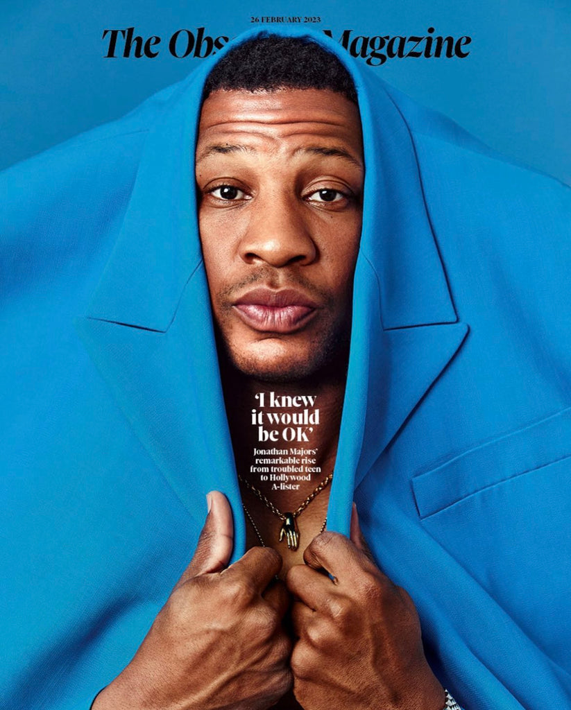 UK OBSERVER Magazine Feb 2023: JONATHAN MAJORS COVER FEATURE Ant-Man & The Wasp