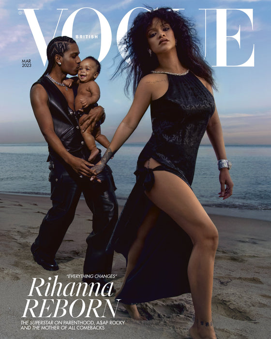 British Vogue Magazine (UK) March 2023 Rihanna Cover - Dakota Johnson