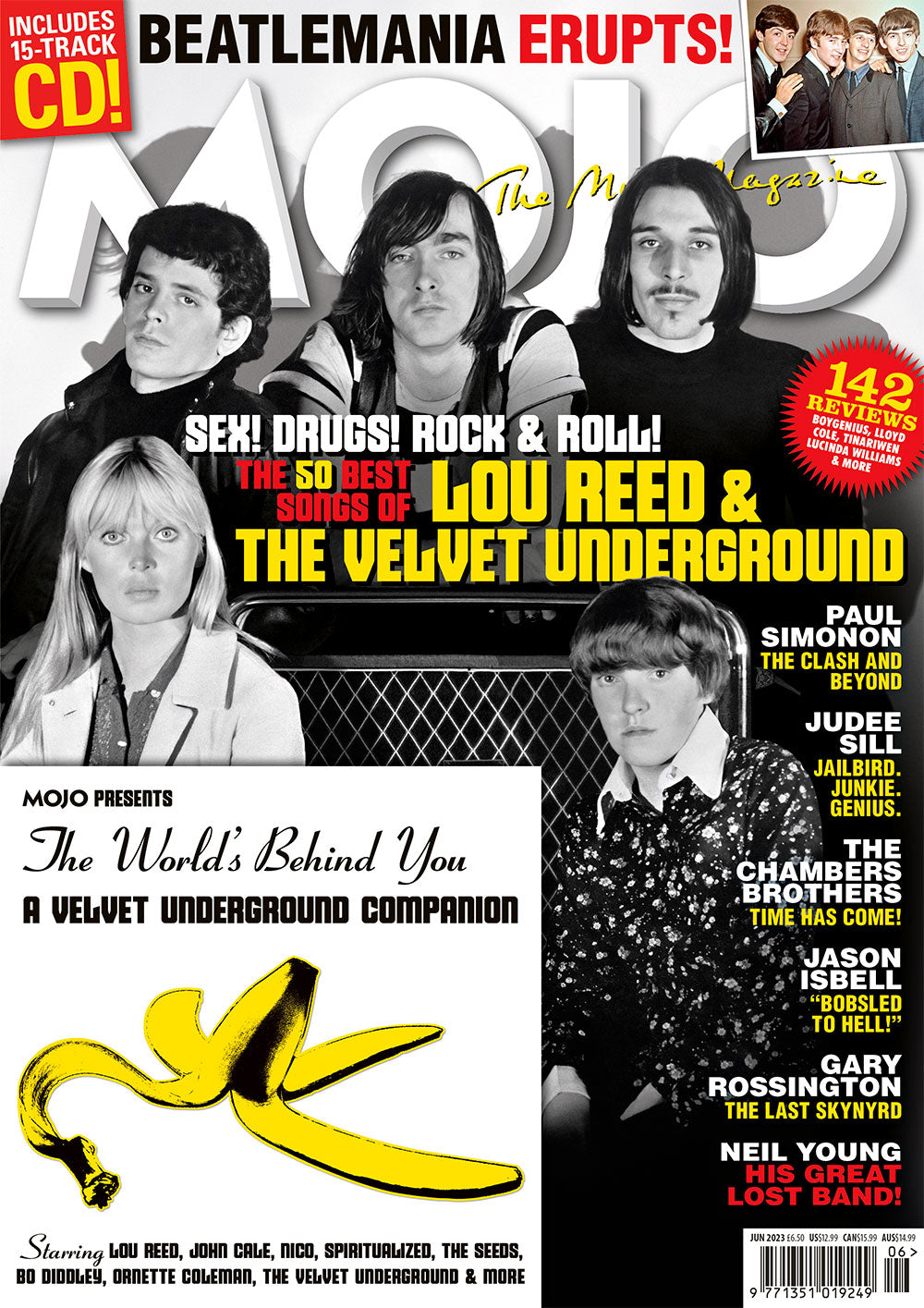 MOJO 355 – June 2023: Lou Reed & The Velvet Underground The Beatles + -  YourCelebrityMagazines