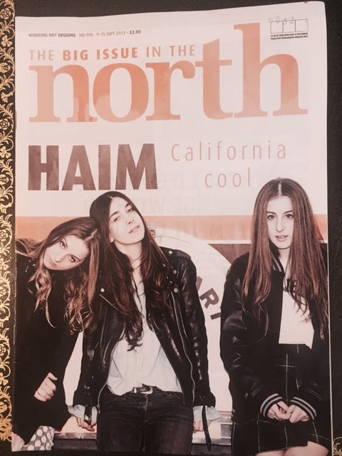 UK Big Issue Magazine 9 September 2013 Haim Cover Story Special