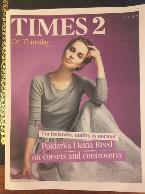 UK Times 2 Supplement June 2017 Heida Reed Aidan Turner Poldark