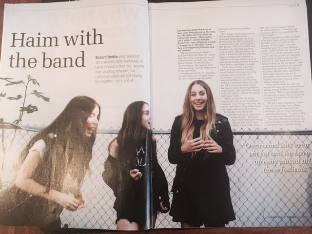 UK Big Issue Magazine 9 September 2013 Haim Cover Story Special