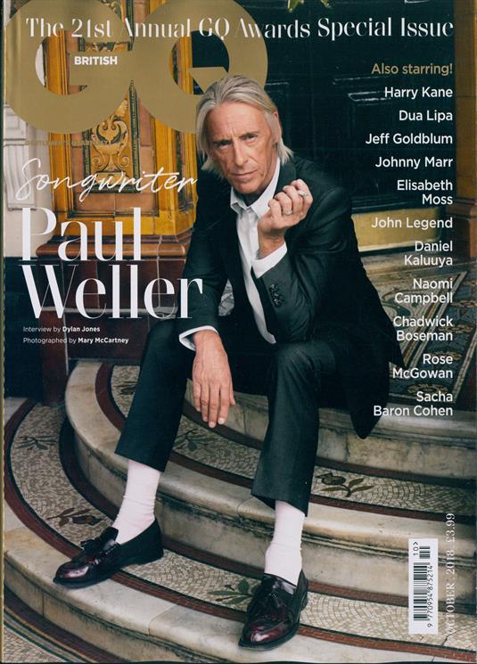British GQ Magazine October 2018 Paul Weller Cover