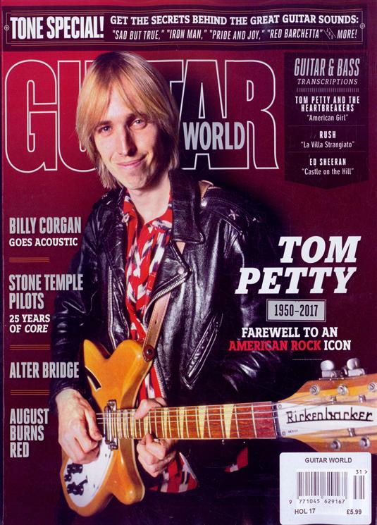 US Guitar World Magazine Holidays 2017 Tom Petty Special Tribute Cover