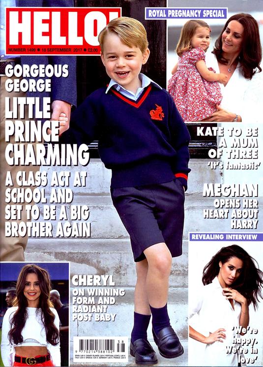 HELLO! magazine 18 September 2017 Prince George Kate Middleton Meghan Markle