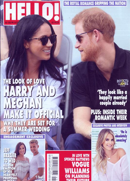 Hello Magazine Prince Harry & Meghan Markle