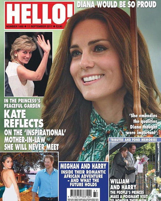 HELLO! magazine 11 September 2017 Kate Middleton Princess Diana Meghan Markle