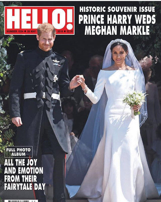 MEGHAN MARKLE PRINCE HARRY ROYAL WEDDING SOUVENIR Hello! Magazine MAY 2018