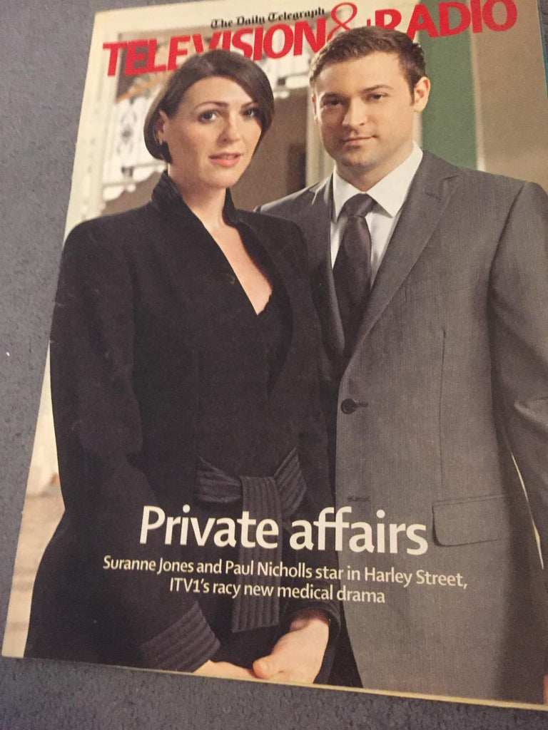 Television & Radio magazine - Suranne Jones and Paul Nicholls cover (12 July 2008)