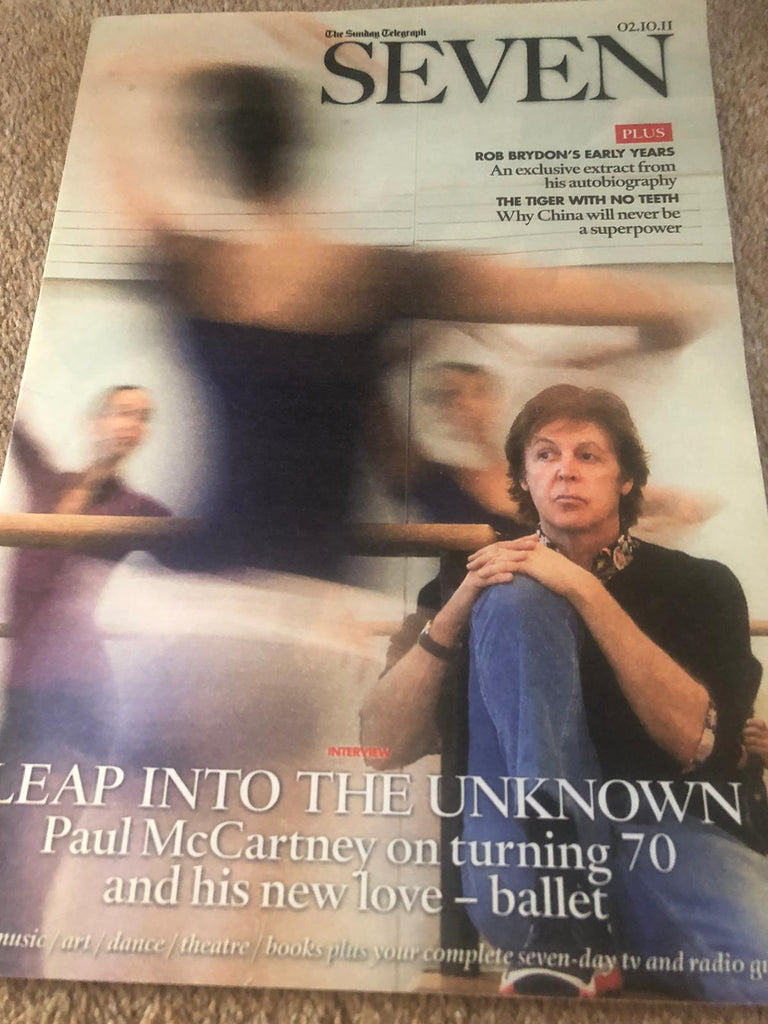 UK Seven Magazine 2nd October 2011 Sir Paul McCartney Cover