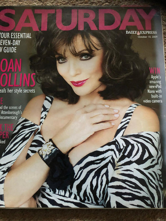 Saturday magazine - Joan Collins cover (10 October 2009)