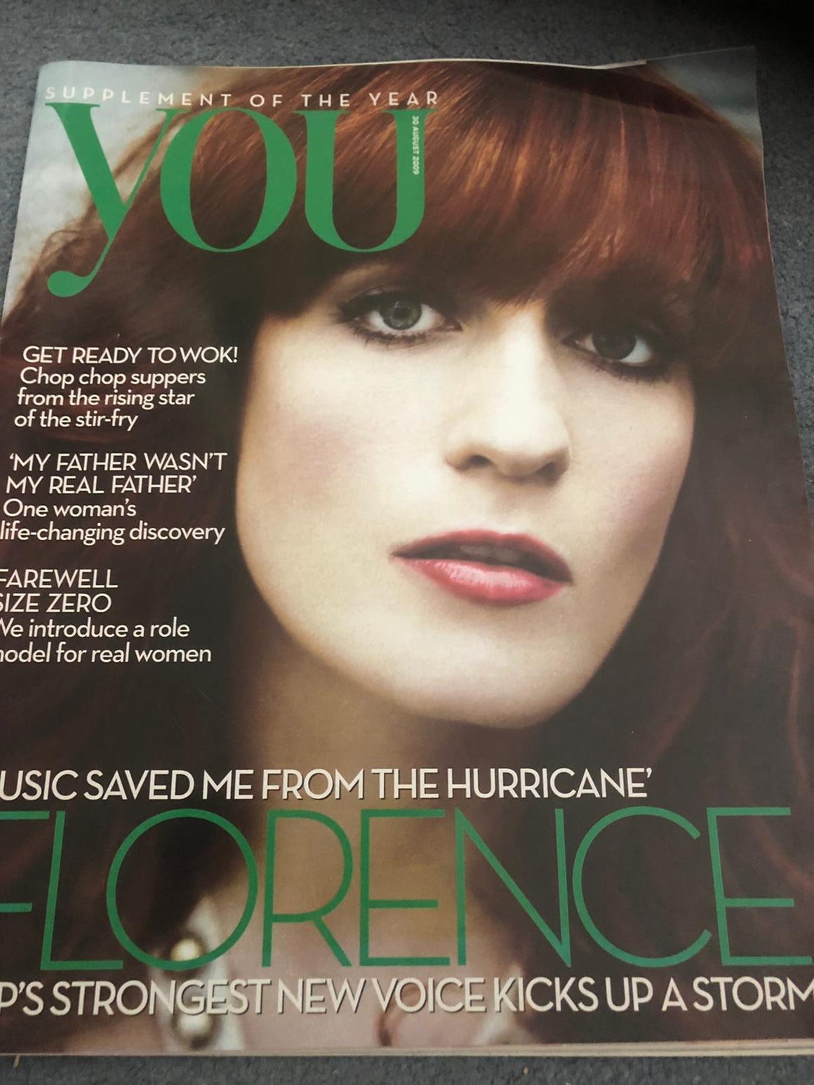 You magazine - Florence Welch cover (30 August 2009)